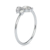 Jewelove™ Rings VS I / Women's Band only 30-Pointer Pear Cut Solitaire Designer Platinum Diamond Ring JL PT 0673