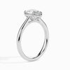Jewelove™ Rings I VS / Women's Band only 30-Pointer Pear Cut Solitaire Diamond Platinum Ring JL PT 19010
