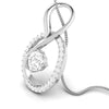 Jewelove™ Pendants 30-Pointer Platinum Diamond Solitaire Pendant for Women JL PT P NL8518