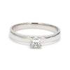 Jewelove™ Rings Women's Band only 30 Pointer Princess Cut Solitaire Platinum Ring with 4 Prongs JL PT 440-A