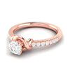 Jewelove™ Rings Women's Band only / VS J 30-Pointer Solitaire 18K Rose Gold Ring JL AU G 113R