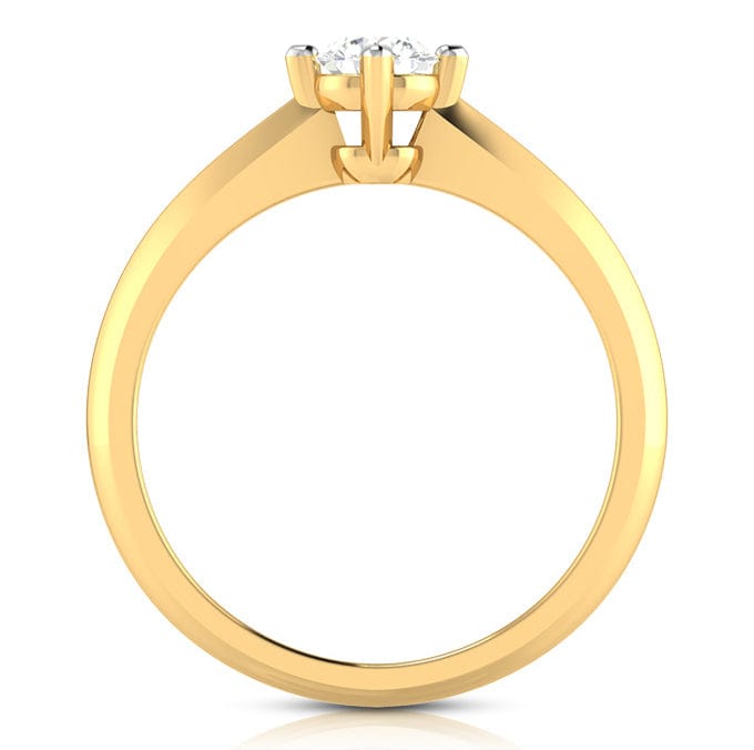 Jewelove™ Rings Women's Band only / VS J 30-Pointer Solitaire 18K Yellow Gold Ring JL AU G 121Y-A