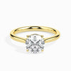 Jewelove™ Rings Women's Band only / VS J 30-Pointer Solitaire Diamond 18K Yellow Gold Ring JL AU 19001Y