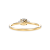Jewelove™ Rings Women's Band only / VS J 30-Pointer Solitaire Diamond Accents Shank 18K Yellow Gold Ring JL AU 1238Y