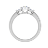 Jewelove™ Rings J VS / Women's Band only 30-Pointer Solitaire Pear Cut Diamonds Accents Platinum Ring JL PT R3 RD 170