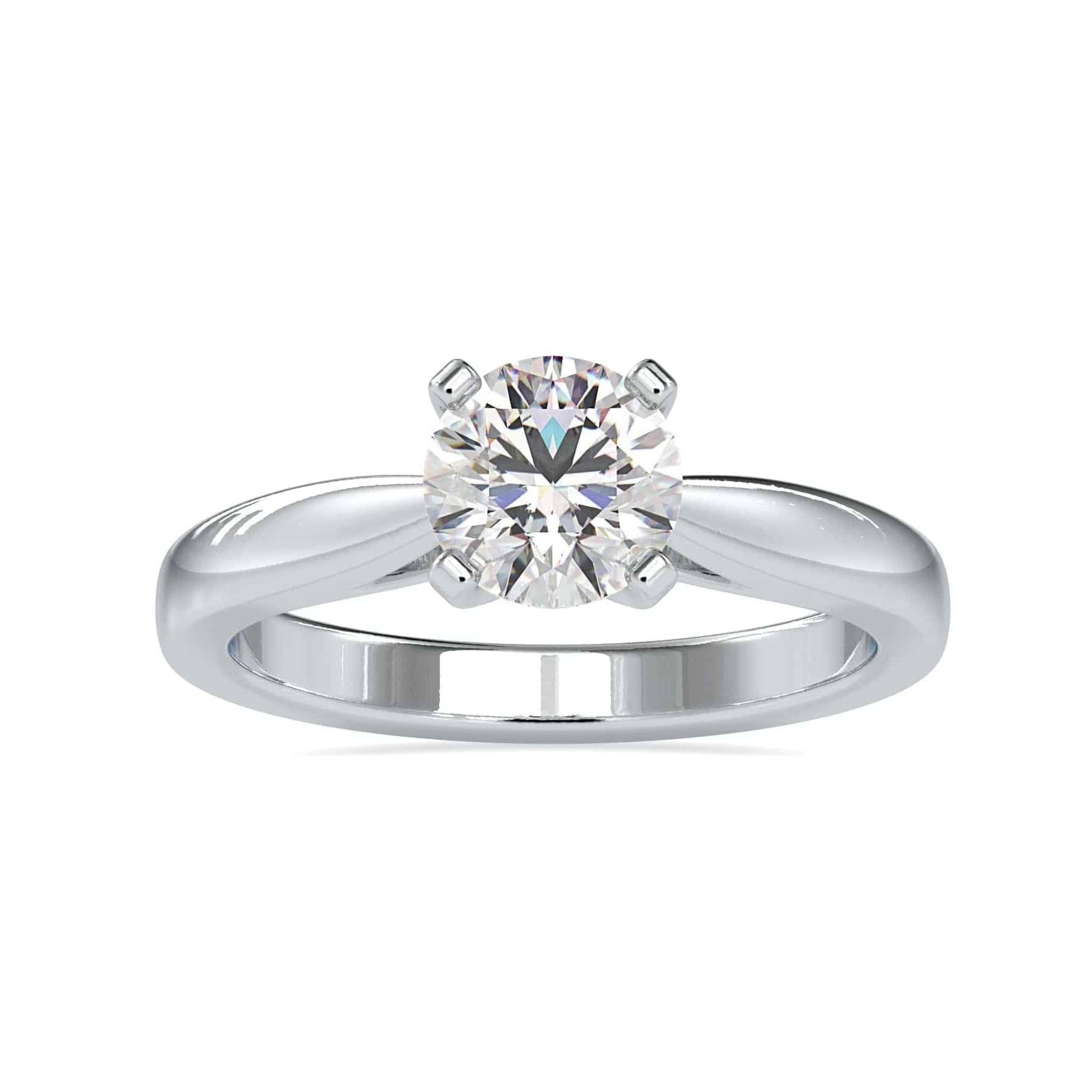 Jewelove™ Rings Women's Band only / VS J 30-Pointer Solitaire Platinum Engagement Ring JL PT 0056-A