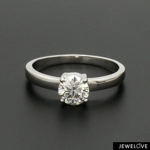 30-Pointer Solitaire Platinum Engagement Ring JL PT 1269 – Jewelove™