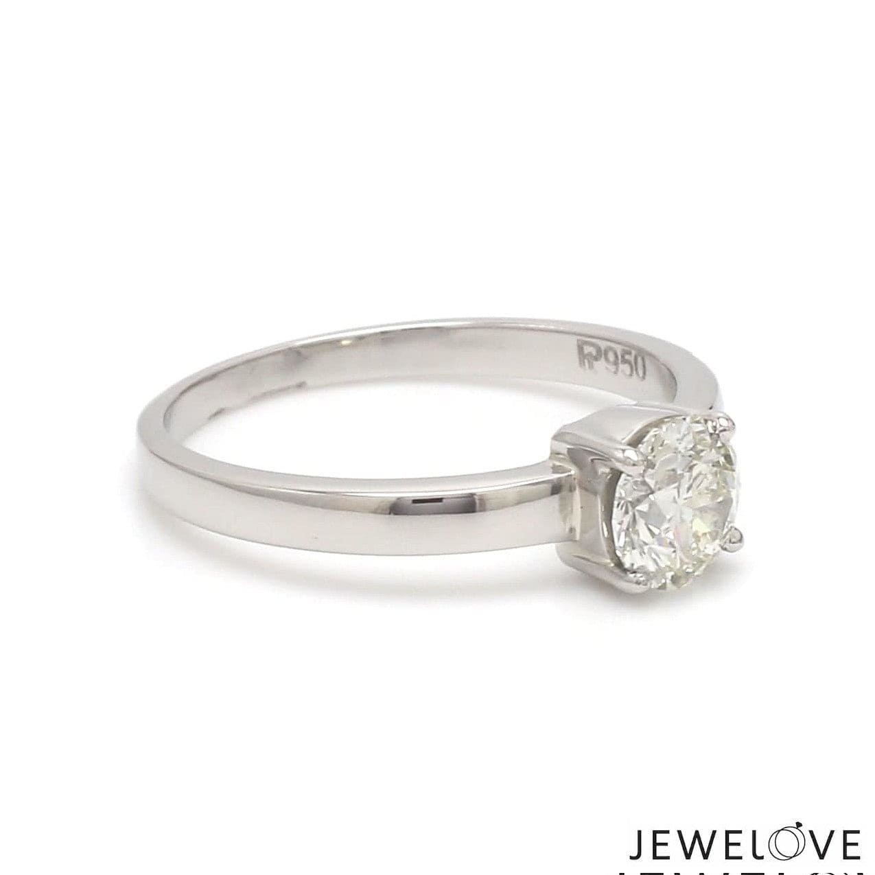Jewelove™ Rings Women's Band only / VS J 30-Pointer Solitaire Platinum Engagement Ring JL PT 1269