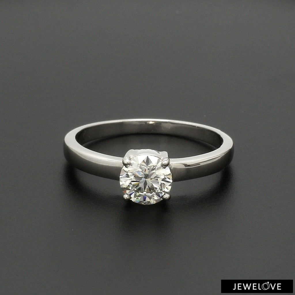 Jewelove™ Rings Women's Band only / VS J 30-Pointer Solitaire Platinum Engagement Ring JL PT 1269