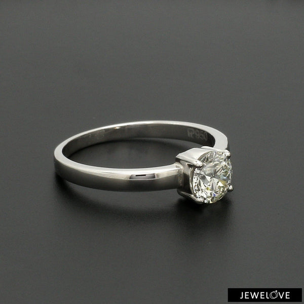 Jewelove™ Rings Women's Band only / VS J 30-Pointer Solitaire Platinum Engagement Ring JL PT 1269