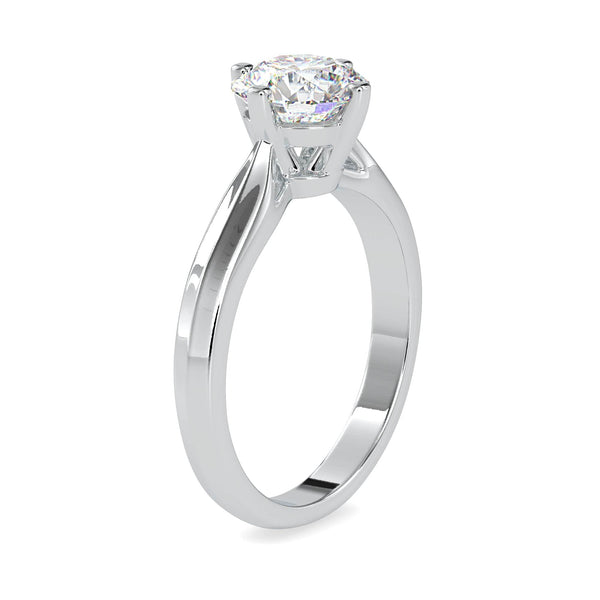 Jewelove™ Rings J VS / Women's Band only 30-Pointer Solitaire Platinum Ring JL PT 0143