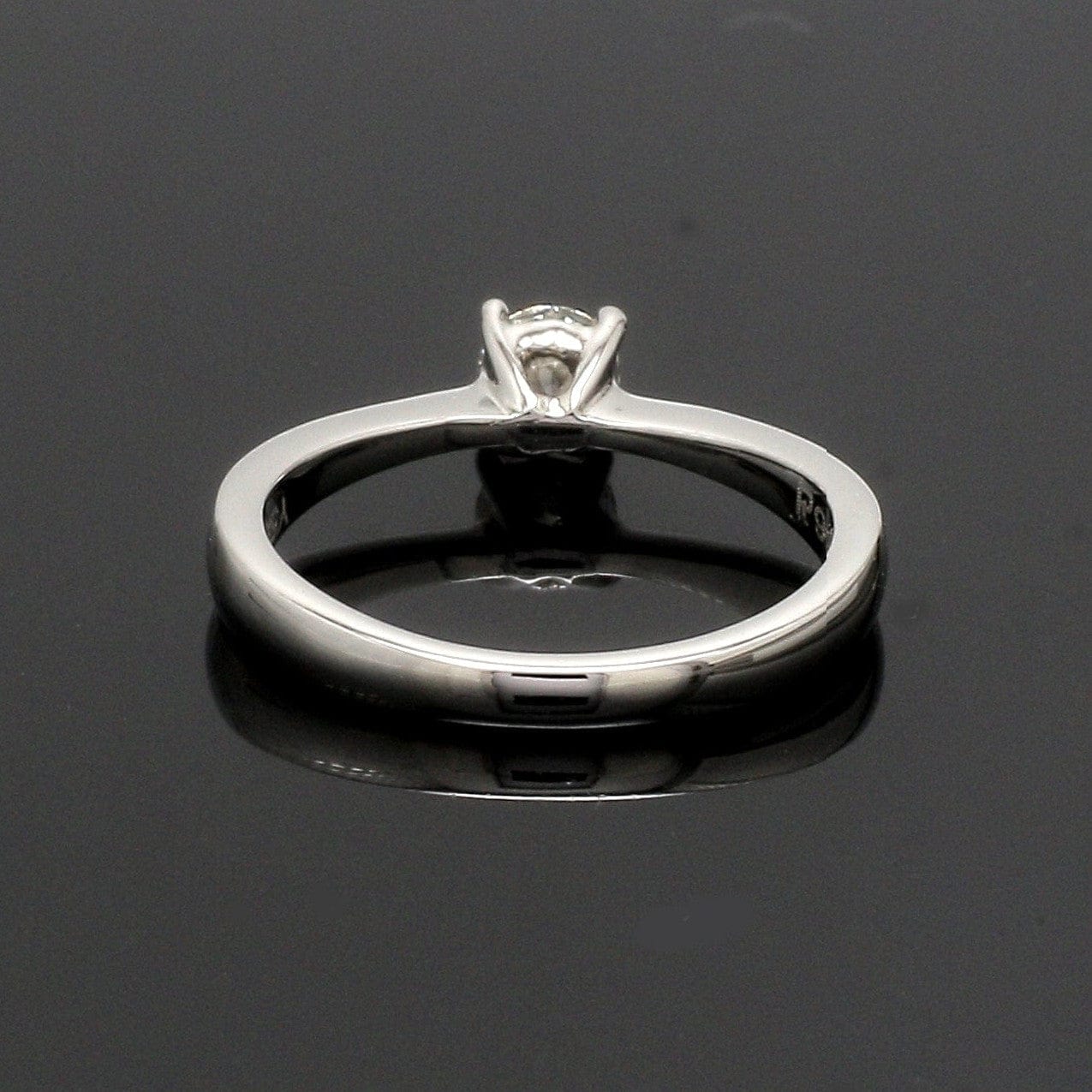 Jewelove™ Rings VS J / Women's Band only 30-Pointer Solitaire Platinum Ring JL PT RS RD 117