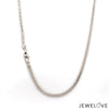 Jewelove™ Chains 22 inch 3mm Japanese Platinum Designer Cuban Chain for Men JL PT CH 1256