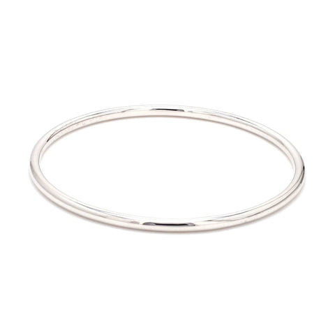 3mm Round Platinum Bangle JL PTB 645
