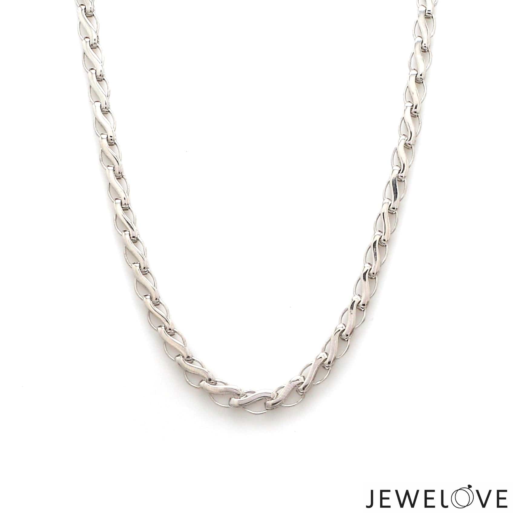 Jewelove™ Chains 4.25mm Platinum Links Chain for Men JL PT CH 1176