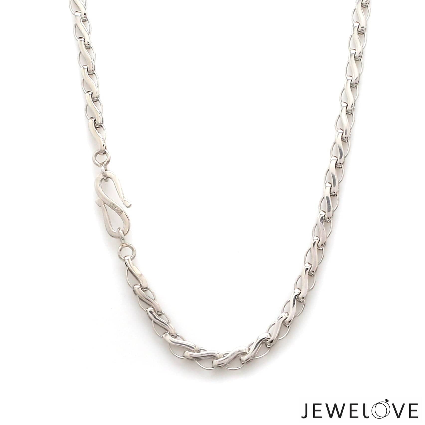 Jewelove™ Chains 4.25mm Platinum Links Chain for Men JL PT CH 1176