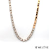 Jewelove™ Chains 4mm Platinum Rose Gold Chain with Matte & Hi-Polish for Men JL PT CH 1269