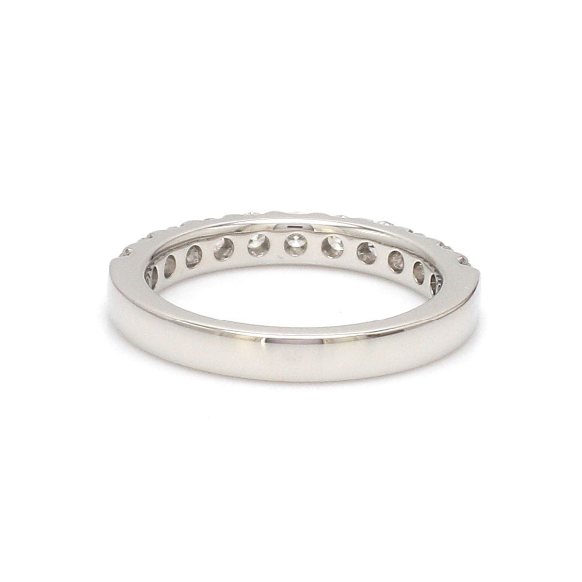 Jewelove™ Rings 5-Pointer Half Eternity Platinum Diamond Wedding Ring for Women JL PT US-0008