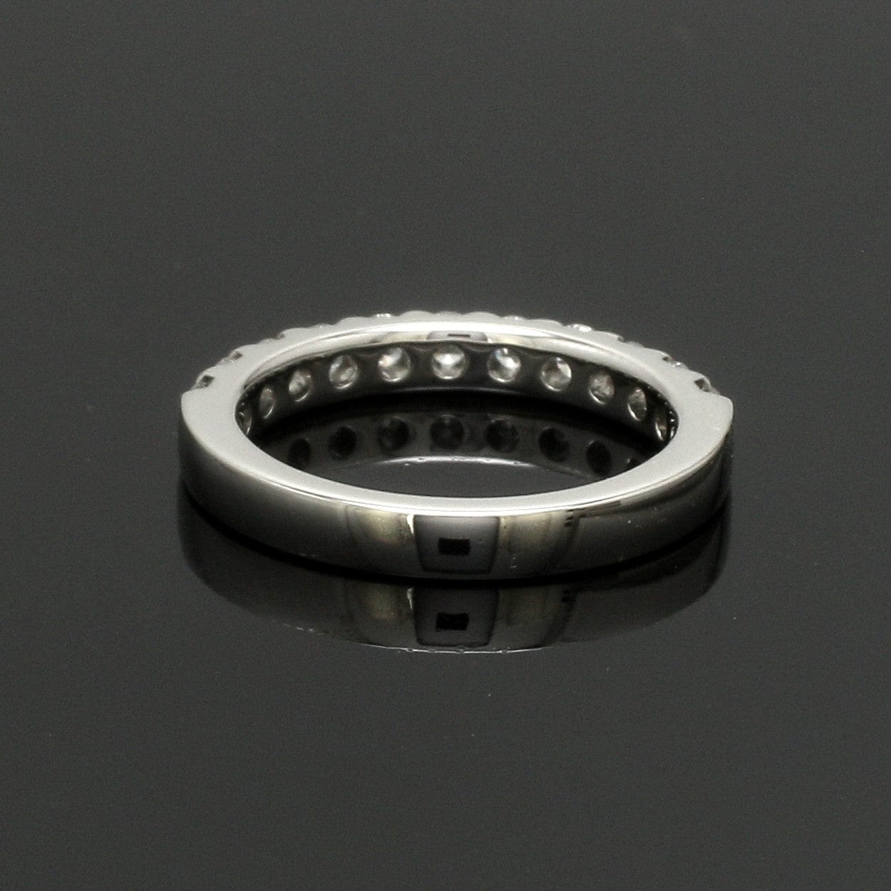 Jewelove™ Rings 5-Pointer Half Eternity Platinum Diamond Wedding Ring for Women JL PT US-0008