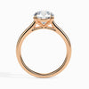 Jewelove™ Rings Women's Band only / VS J 50-Pointer 18K Rose Gold Solitaire Ring for Women JL AU 19001R-A
