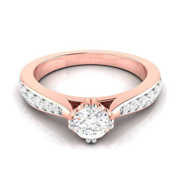 Jewelove™ Rings Women's Band only / VS J 50-Pointer 18K Rose Gold Solitaire Ring JL AU G 107R-A