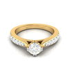 Jewelove™ Rings Women's Band only / VS J 50-Pointer 18K Yellow Gold Solitaire Ring JL AU G 107Y-A