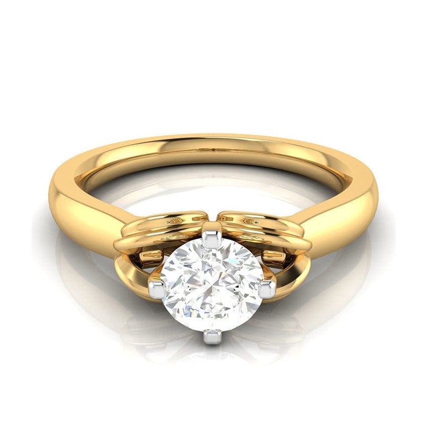 Jewelove™ Rings Women's Band only / VS J 50-Pointer 18K Yellow Gold Solitaire Ring JL AU G 114Y-A