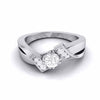 Jewelove™ Rings Women's Band only / VS J 50-Pointer Designer Platinum Diamond Engagement Ring JL PT G 104-B