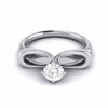 Jewelove™ Rings J VS / Women's Band only 50-Pointer Designer Platinum Solitaire Engagement Ring for Women JL PT G 112-B