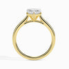 Jewelove™ Rings Women's Band only / VS I 50-Pointer Heart Cut Solitaire Diamond 18K Yellow Gold Ring JL AU 19008Y-A