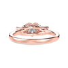 Jewelove™ Rings Women's Band only / VS I 50-Pointer Heart Cut Solitaire Diamond Accents 18K Rose Gold Ring JL AU 1233R-A