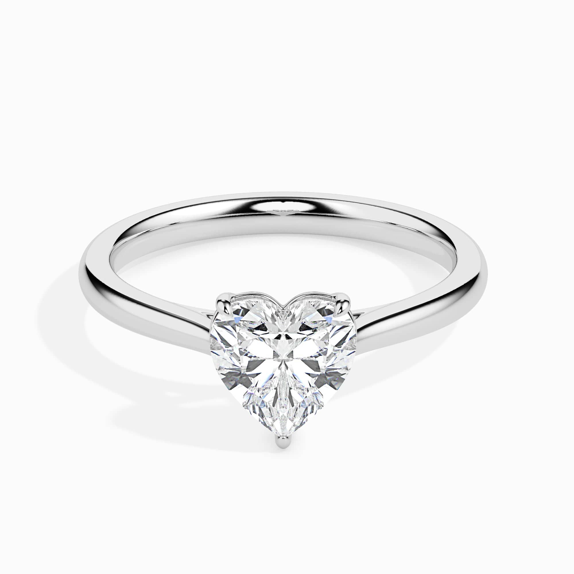 Hope | Platinum solitaire style engagement ring | Taylor & Hart
