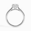 Jewelove™ Rings I VS / Women's Band only 50-Pointer Heart Cut Solitaire Diamond Platinum Ring JL PT 19008-A