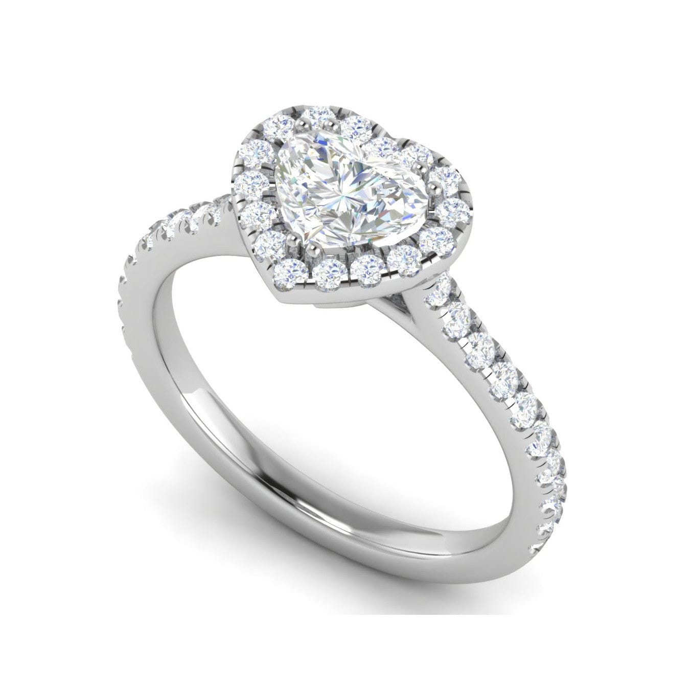 Oval Diamond Halo Engagement Ring 2.50ct