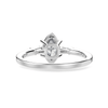 Jewelove™ Rings I VS / Women's Band only 50-Pointer Marquise Cut Solitaire with Baguette Diamond Platinum Ring JL PT 1228-A