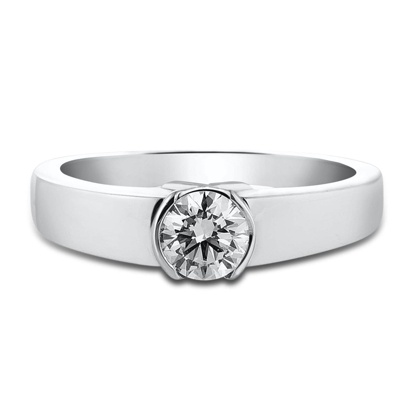 Buy Textured Men's Diamond Ring Online | ORRA