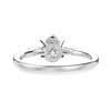 Jewelove™ Rings I VS / Women's Band only 50-Pointer Pear Cut Solitaire with Baguette Diamond Accents Platinum Ring JL PT 1227-A