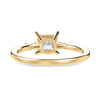 Jewelove™ Rings Women's Band only / VS I 50-Pointer Princess Cut Solitaire Baguette Diamond Assent 18K Yellow Gold Ring JL AU 1211Y-A