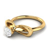 Jewelove™ Rings Women 's Band only / J VS 50-Pointer Solitaire 18K Yellow Gold Ring JL AU G 112Y-A
