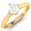 Jewelove™ Rings Women's Band only / VS J 50-Pointer Solitaire 18K Yellow Gold Ring JL AU G 121Y-B