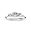 Jewelove™ Rings J VS / Women's Band only 50-Pointer Solitaire Diamond Accents Platinum Ring JL PT 1229-A