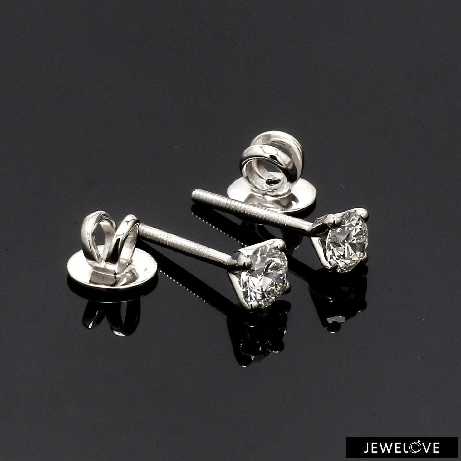 14K White Gold Plain Huggie Hoop Earrings – Tilo Jewelry®