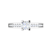 Jewelove™ Rings VS J / Women's Band only 50-Pointer Solitaire Diamond Shank Platinum Ring JL PT RP RD 140-A