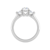 Jewelove™ Rings J VS / Women's Band only 50-Pointer Solitaire Diamonds Accents Platinum Ring JL PT R3 RD 156-A