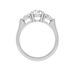 Jewelove™ Rings J VS / Women's Band only 50-Pointer Solitaire Pear Diamonds Accents Platinum Ring JL PT R3 RD 124-B