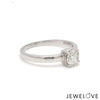 Jewelove™ Rings Women's Band only / VS J 50-Pointer Solitaire Platinum Engagement Ring JL PT 1269-A
