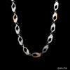 Jewelove™ Chains 6mm Platinum + Rose Gold Chain for Men JL PT CH 1303