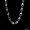 Jewelove™ Chains 6mm Platinum + Rose Gold Chain for Men JL PT CH 1303