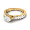 Jewelove™ Rings Women's Band only / VS J 70-Pointer 18K Yellow Gold Solitaire Ring JL AU G 107Y-B