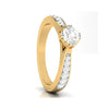 Jewelove™ Rings Women's Band only / VS J 70-Pointer 18K Yellow Gold Solitaire Ring JL AU G 107Y-B
